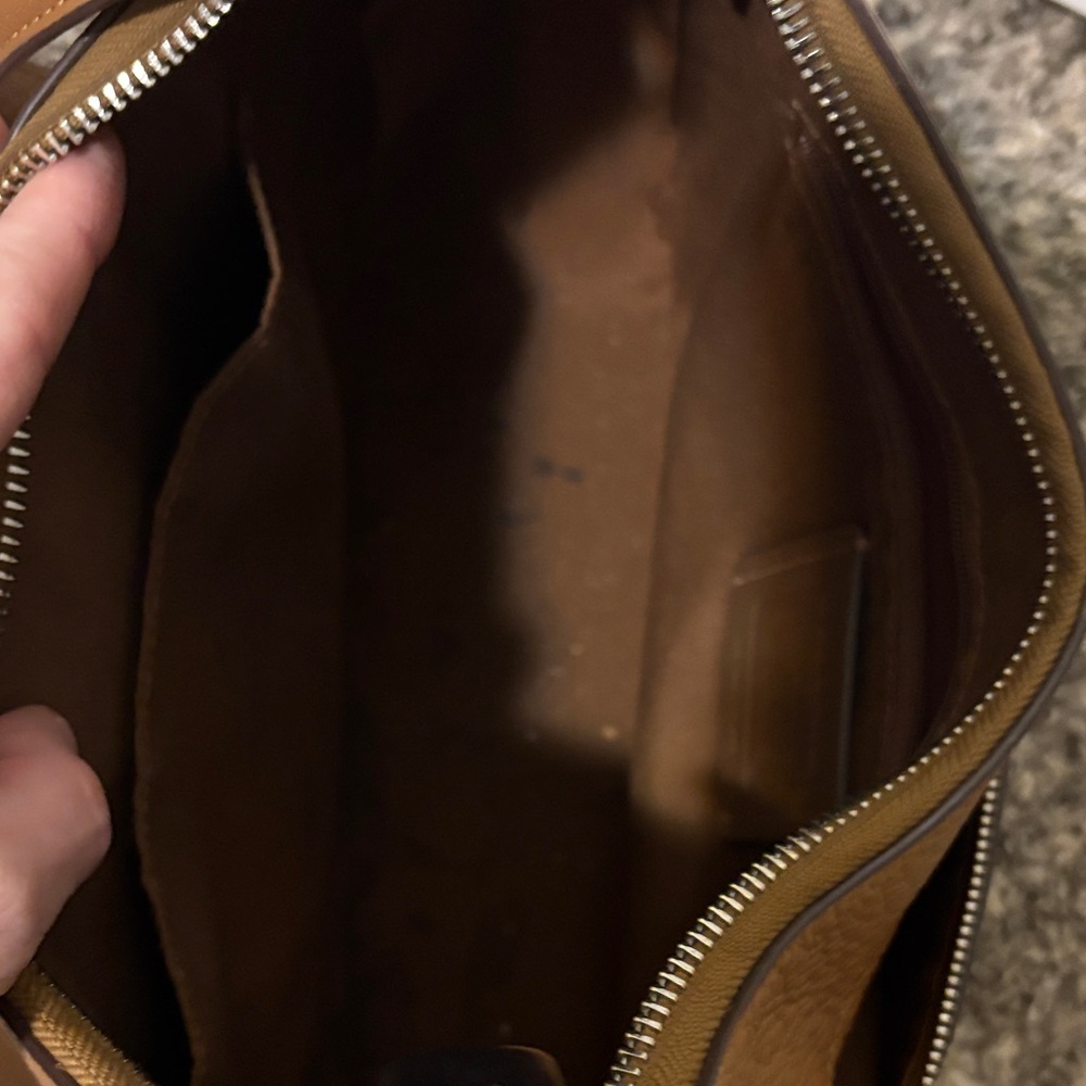 Coach Brown Leather Shoulder Bag - Picture 5 of 8